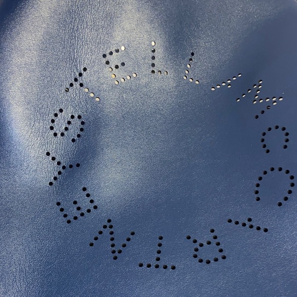 Stella McCartney Deep Blue Tote and Pouch Set vegan leather - Picture 9 of 11